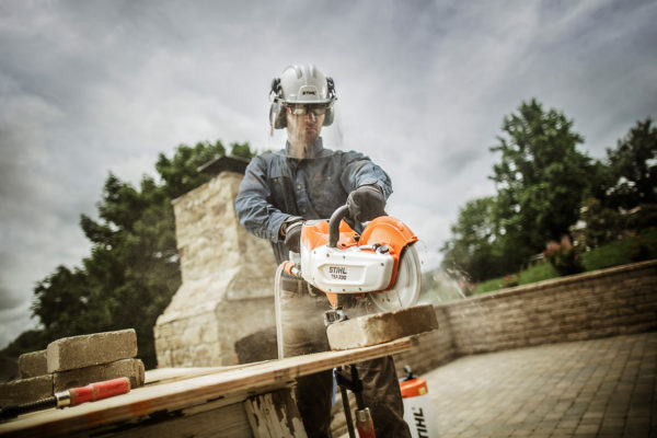 STIHL TSA 230 Cut-off Saw Block Cutting