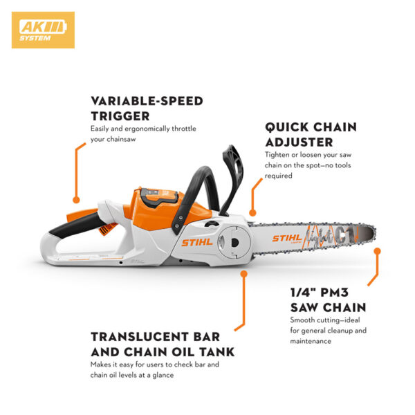 STIHL MSA 60 Battery Chainsaw