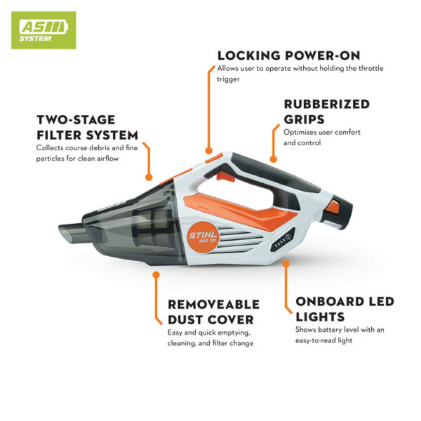 STIHL SEA 20 Vacuum Handheld Battery Powered